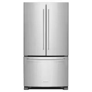 20 cu. ft. French Door Refrigerator in Stainless Steel, Counter Depth | The Home Depot