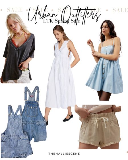 LTK Spring Sale // LTK Sale // Urban Outfitters // dress // spring dress // tshirt // shorts // overalls 

#LTKSpringSale #LTKstyletip #LTKfindsunder100