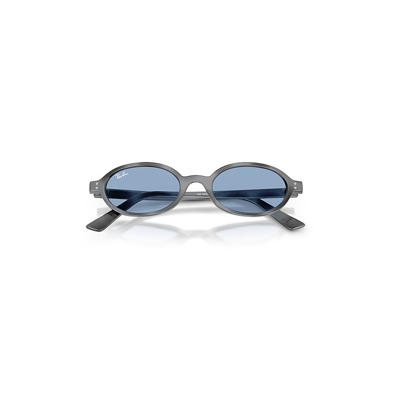 Ray-Ban Khal Bio-based Sunglasses Dark Grey Havana Frame Blue Lenses 51-20 | Ray-Ban (US)