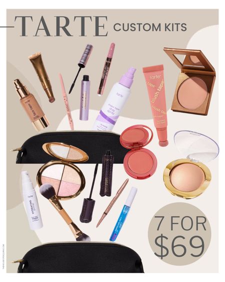 Shop Tarte Custom Kit Deal! 7 Full Size Products for $69! 