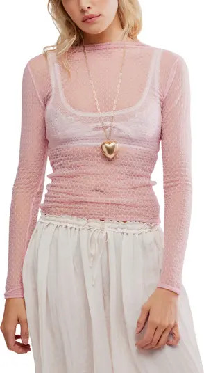 Free People Minding My Business Sheer Top | Nordstrom | Nordstrom