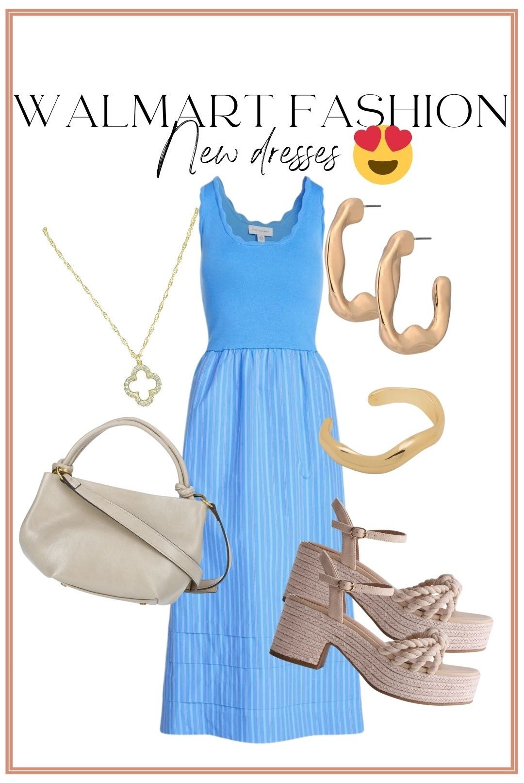 This Walmart dress is giving full on boutique energy 😍💙 the color, the fit, the details… it looks SO much more expensive and reminds me so much of Anthropologie/Tuckernuck styles!!

Paired it with the prettiest accessories for a full head to toe Walmart look that’s perfect for spring and summer—brunch, showers, vacations, all of it ✨

This one is 100% a sell out risk 👀 don’t wait on this!!

#walmartfashion #walmartfinds #walmartstyle #springdress #summerdress #affordablestyle #momstyle #boutiquestyle #outfitinspo #dressseason #vacationoutfit #walmartnewarrivals #budgetfriendlyfashion

#LTKootd #LTKPetite