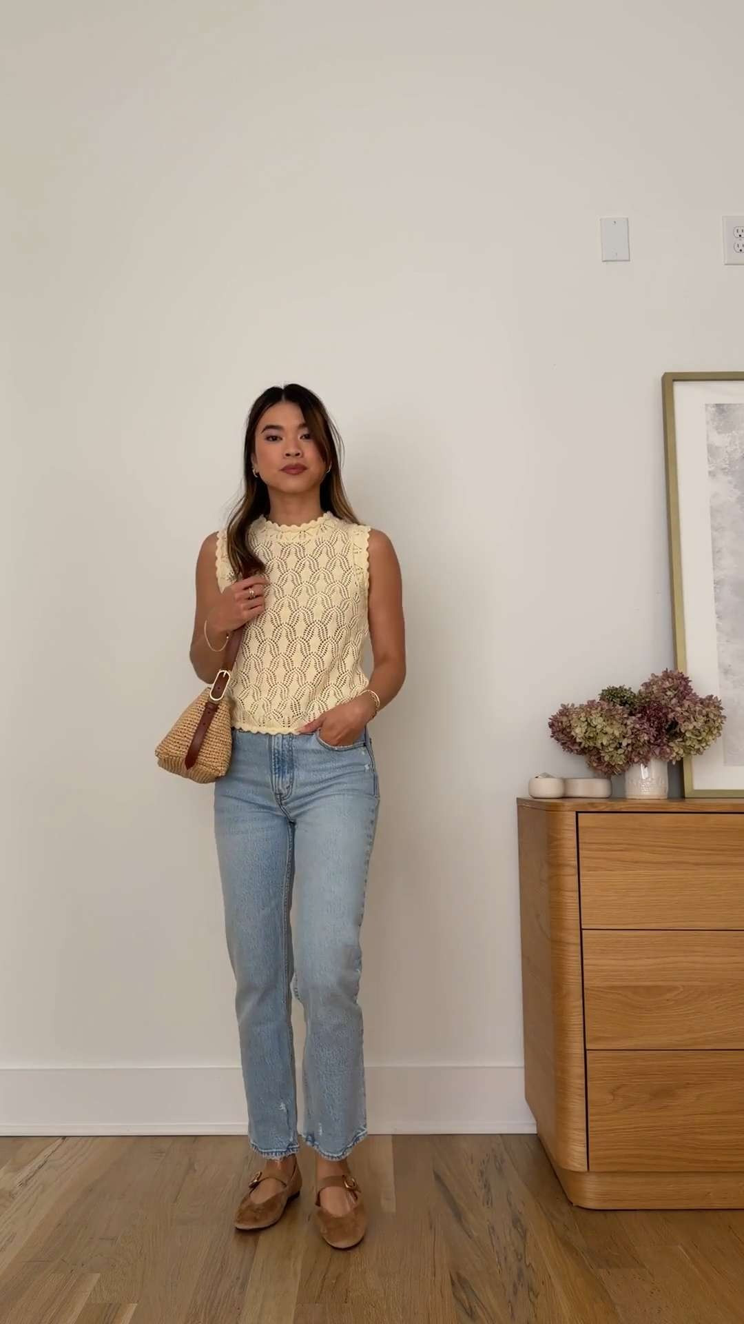 Sizing info:
•yellow tank size 2 
•light wash jeans size 24 extra short 

petite fashion, get dressed with me, outfit inspiration, ootd, nashville outfit, Nashville influencer, petite style, vacation style, casual outfits, mom style, petite pants, spring outfits, spring outfit info, spring pants, spring outfit idea, spring top, spring bag, spring tank, spring shoes, knit tank, spring jeans, jeans, denim, lightwash jeans, abercrombie jeans  
@abercrombie 
 @SEZANE 

#LTKootd #LTKSeasonal #LTKPetite