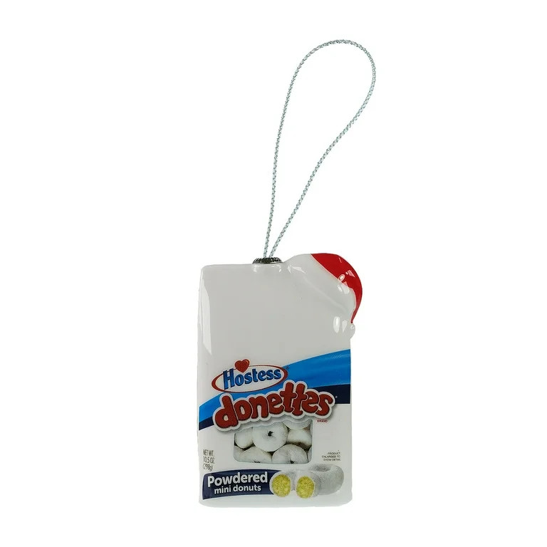 Hostess Donettes Ornament, 4 inches Tall, Faux Food, Plastic, Whited, Novelty Ornament | Walmart (US)
