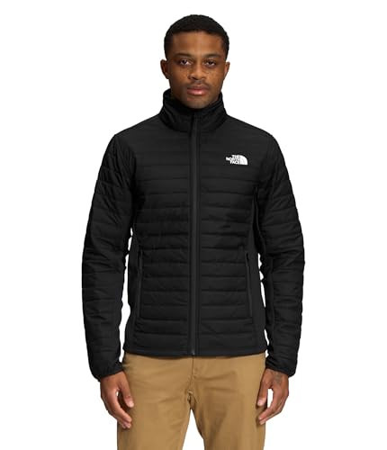 The North Face Men's Canyonlands Hybrid Jacket | Water Resistant Top with Heatseeker Insulation, Breathable Underarm Vent Panels, TNF Black-NPF, Small | Amazon (US)