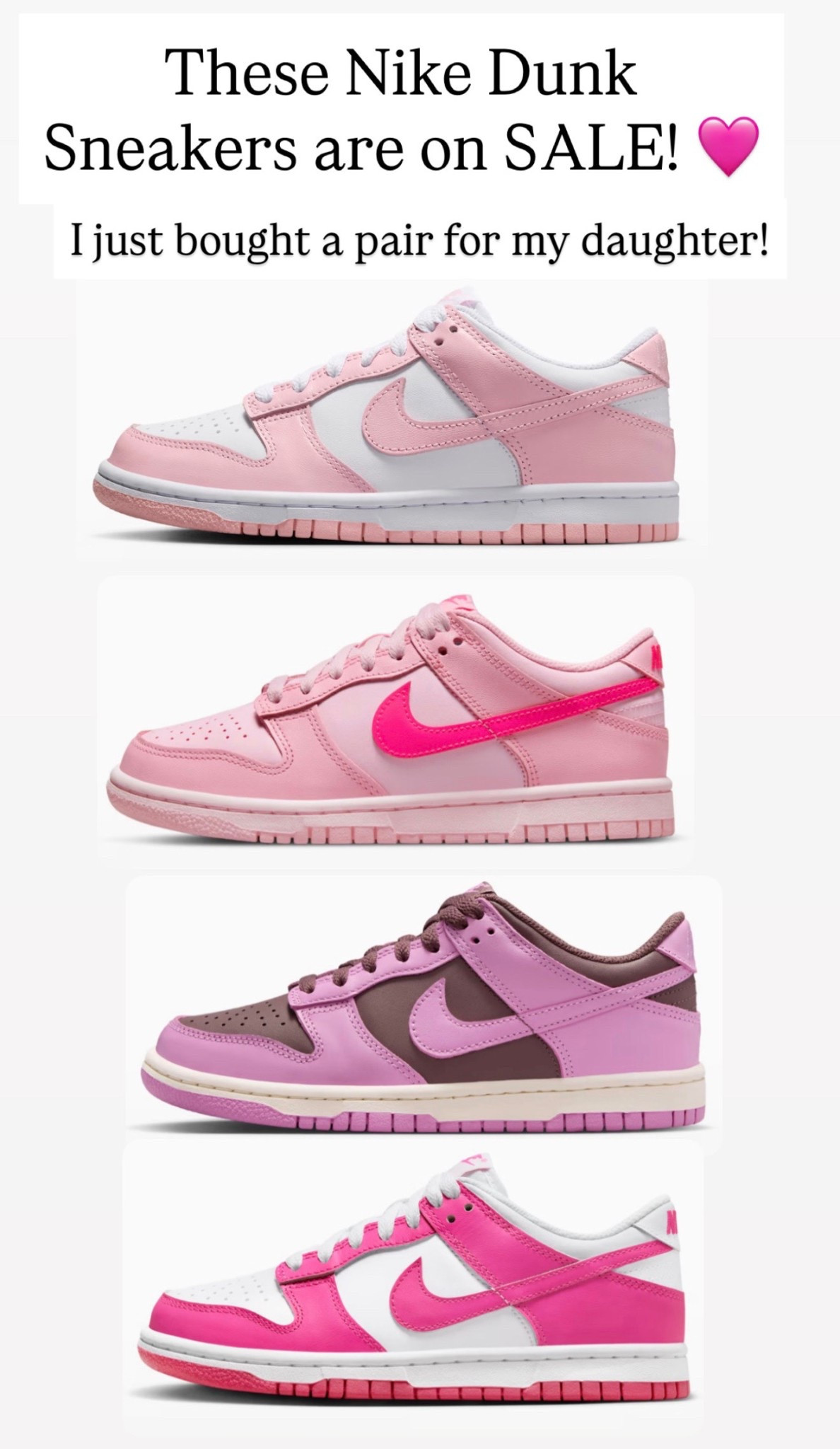 Nike dunk sneaker sale for girls 

#LTKKids #LTKSaleAlert