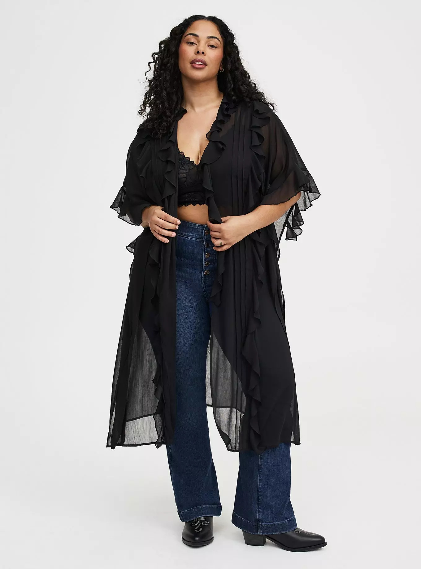 Ruffle Kimono | Torrid (US & Canada)
