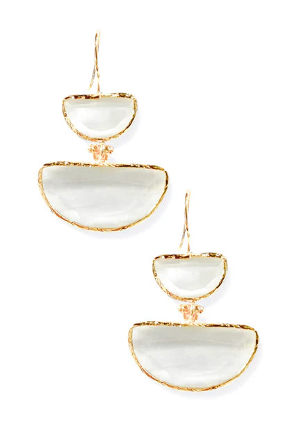 Virtue Luxe Regina Stone Drop Earrings | The Willow Tree