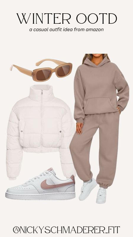 Winter OOTD - a casual comfy winter outfit idea from Amazon 🧸🤎

Amazon finds - Amazon fashion - Amazon haul - matching set - winter outfit - Amazon loungewear

#LTKSeasonal #LTKstyletip