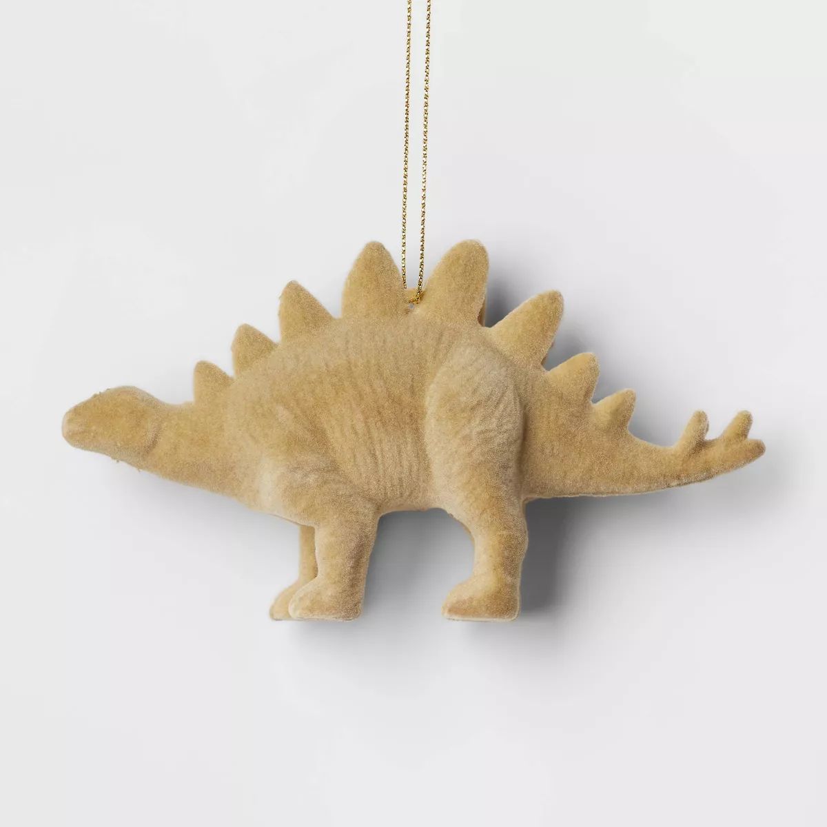 Flocked Stegosaurus Christmas Tree Ornament Tan - Wondershop™ | Target