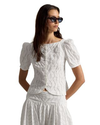 Cotton Eyelet Shirt | Bloomingdale's (US)