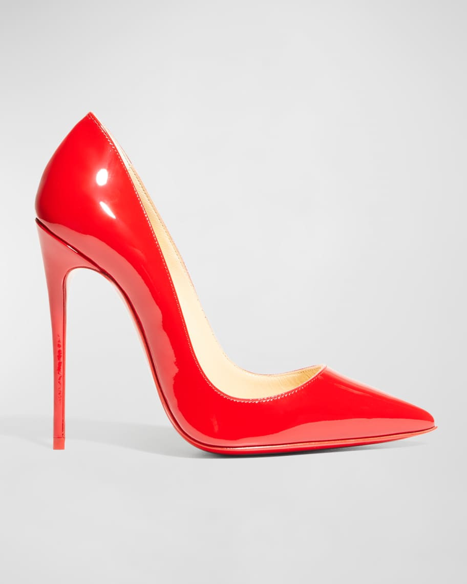 Christian Louboutin So Kate Patent Pointed-Toe Red Sole Pump | Neiman Marcus