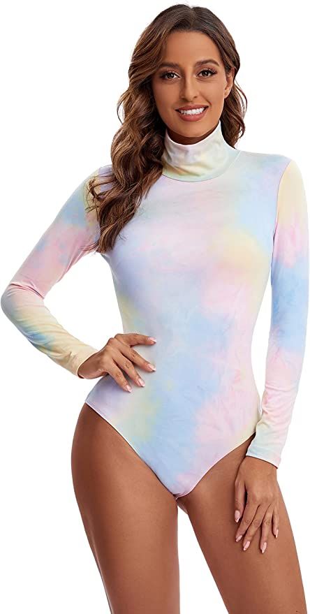HoneyEcho Womens Long Sleeve Bodysuit Soft Thermal Base Layering Shirts | Amazon (US)