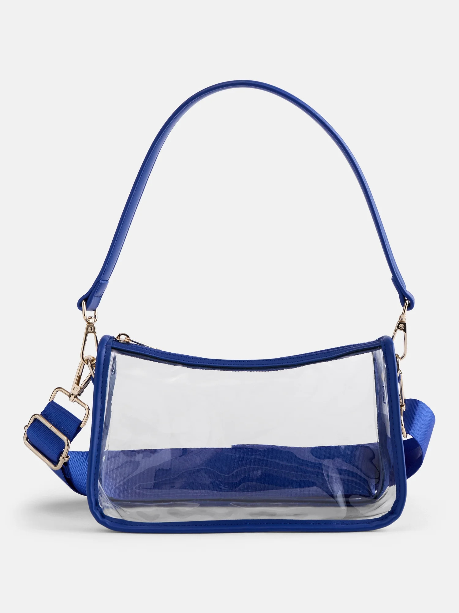 No Boundaries Women's Game Day Clear Mini Shoulder Bag, Red | Walmart (US)