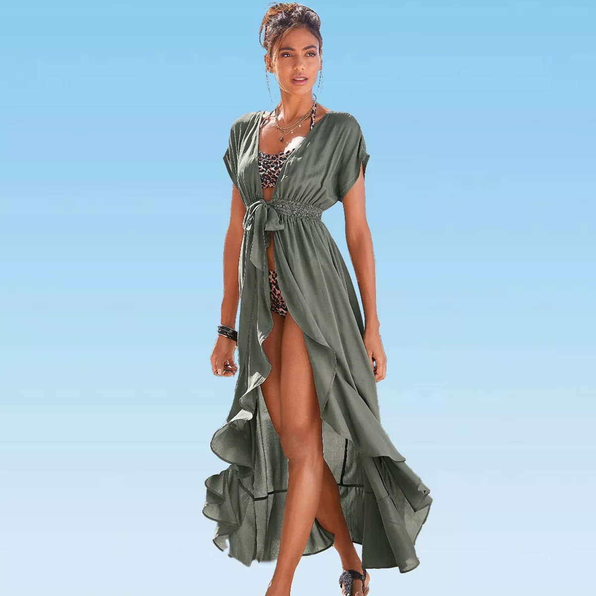 Women's Flounce Hem Cover Up - LASCANA | Target