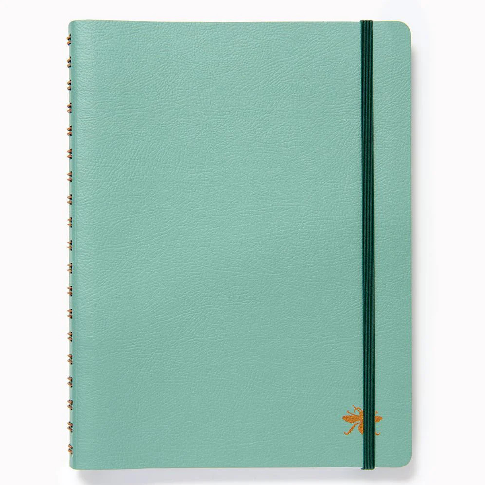 Limited Edition Paper Wasp Sage Faux Leather Semi Concealed Journal | Paper Source