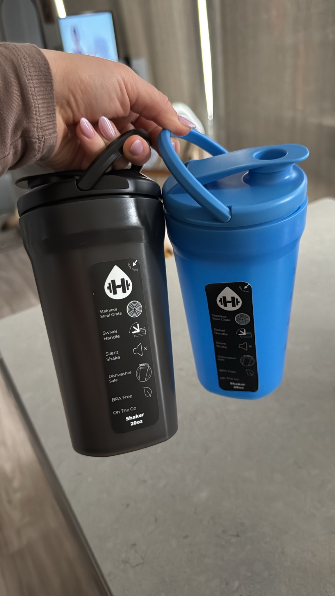 We are loving the new HydroJug shaker cups, the concept is no shaker ball clinking around or if you’re like us we lose ours! Under $10 & comes in multiple color options 😍 

#LTKActive #LTKU #LTKFindsUnder50