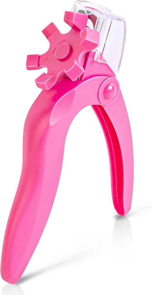 MelodySusie Nail Clippers for Acrylic Nails, Pink Adjustable Stainless Steel Acrylic Nail Clipper... | Amazon (US)