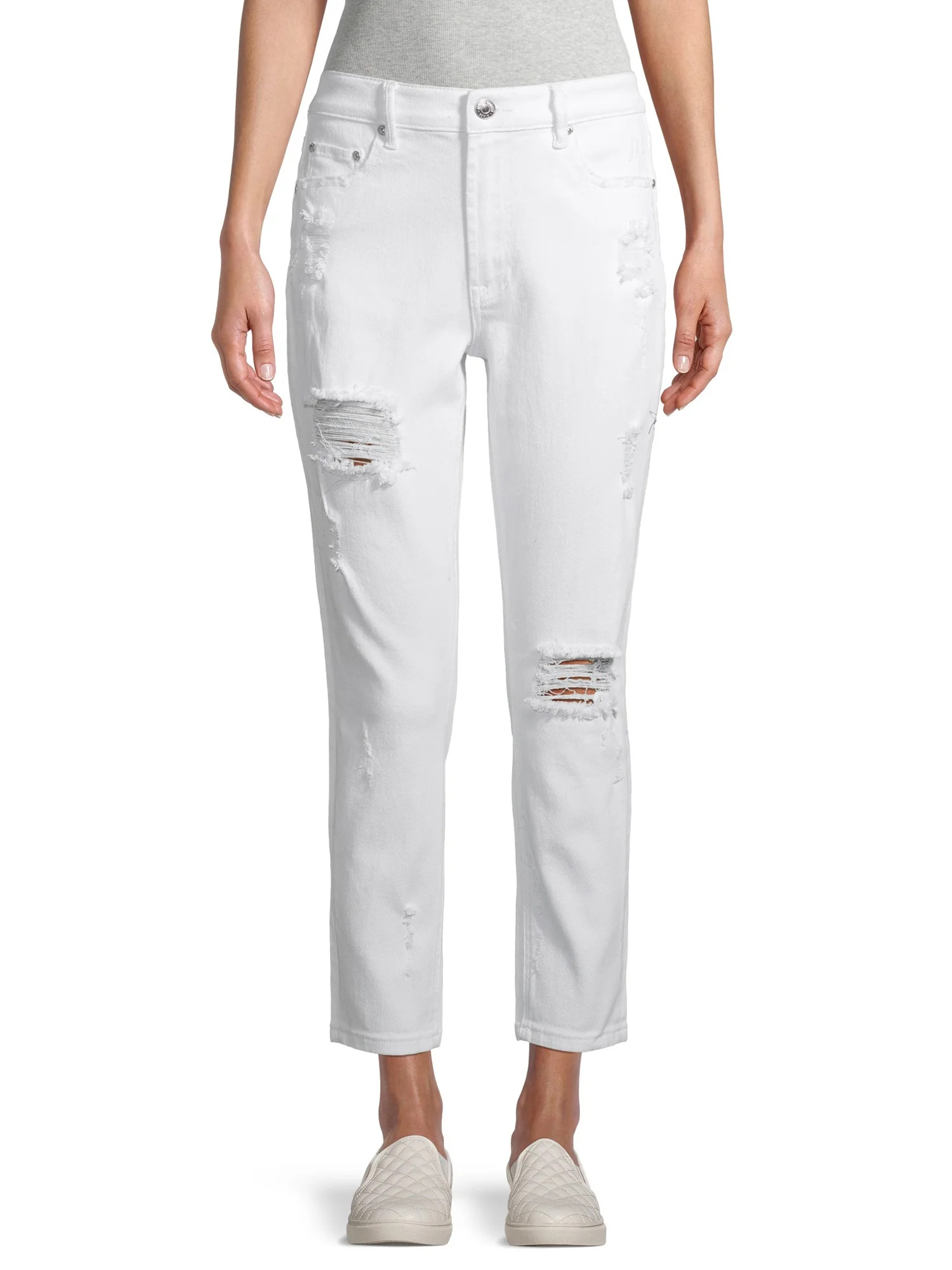 Almost Famous Juniors' High-Rise Mom Jeans | Walmart (US)