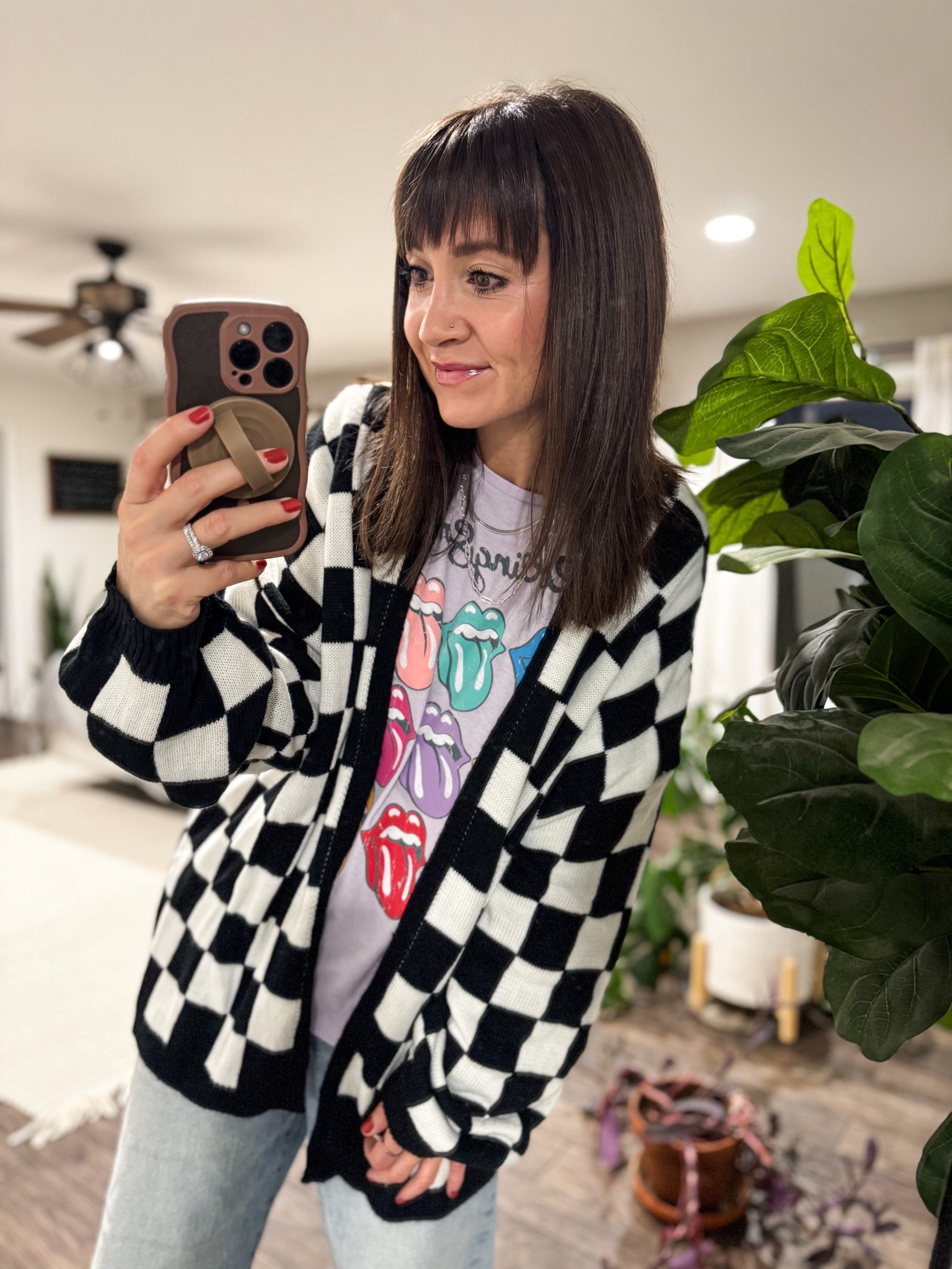 Graphic Tees are my favorite. 👄 

Tee: XL in kids 
Sweater: medium 
Pants: 2

#LTKootd #LTKU #LTKFindsUnder50