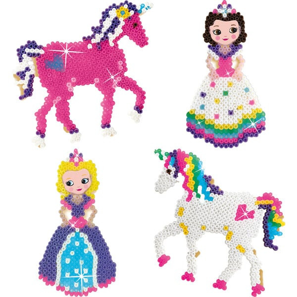SES Creative: Beedz Unicorns & Princesses - Iron On Beads, Fusible Beads, DIY Craft Project Kit | Maisonette