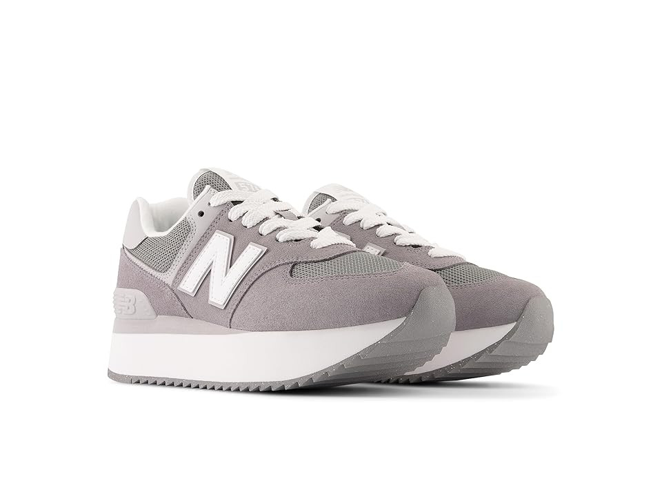 New Balance Classics WL574+ (Shadow Grey/Rain Cloud) Women's Shoes | Zappos