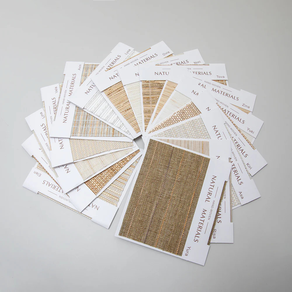 Bamboo & Woven Wood Samples | Drapeful