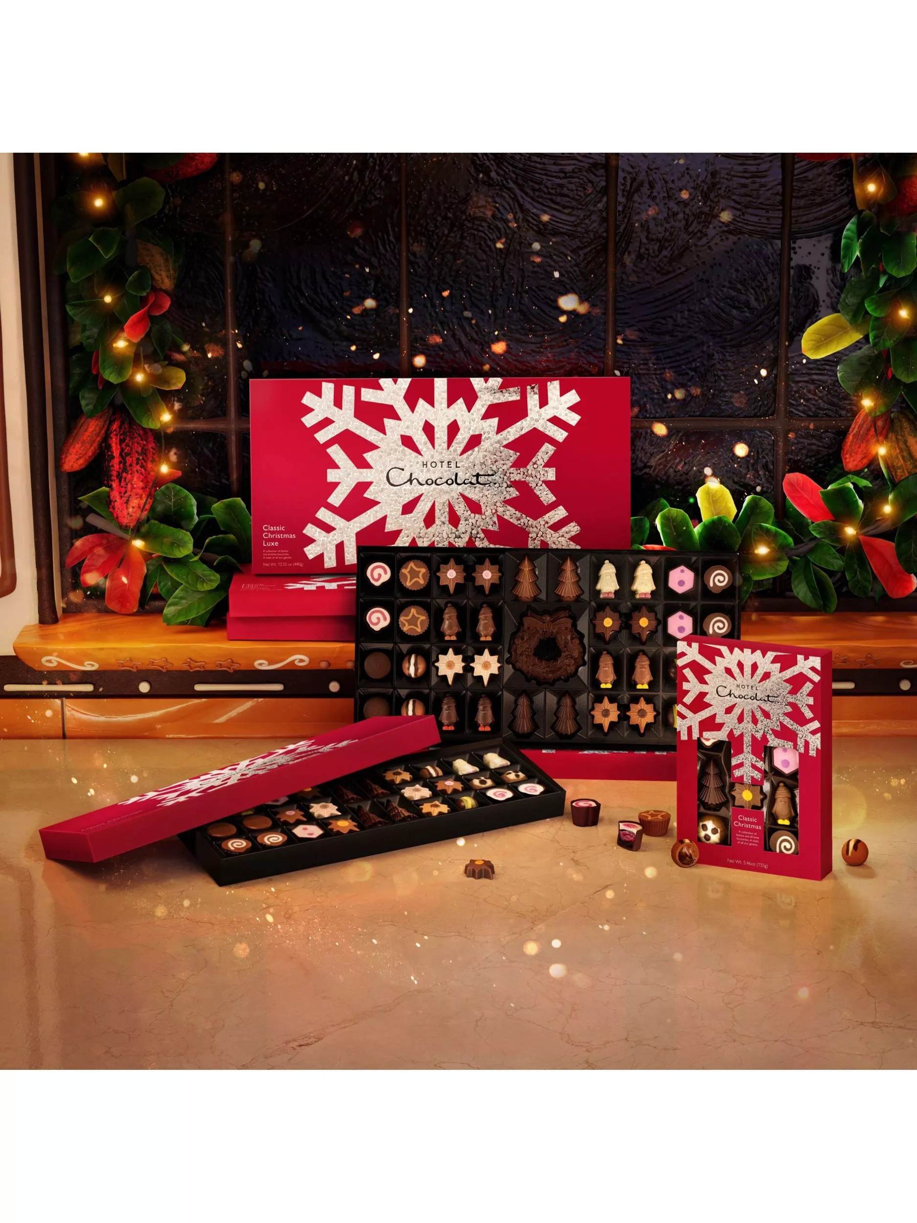 Hotel ChocolatClassic Christmas H Box, 155g | John Lewis (UK)