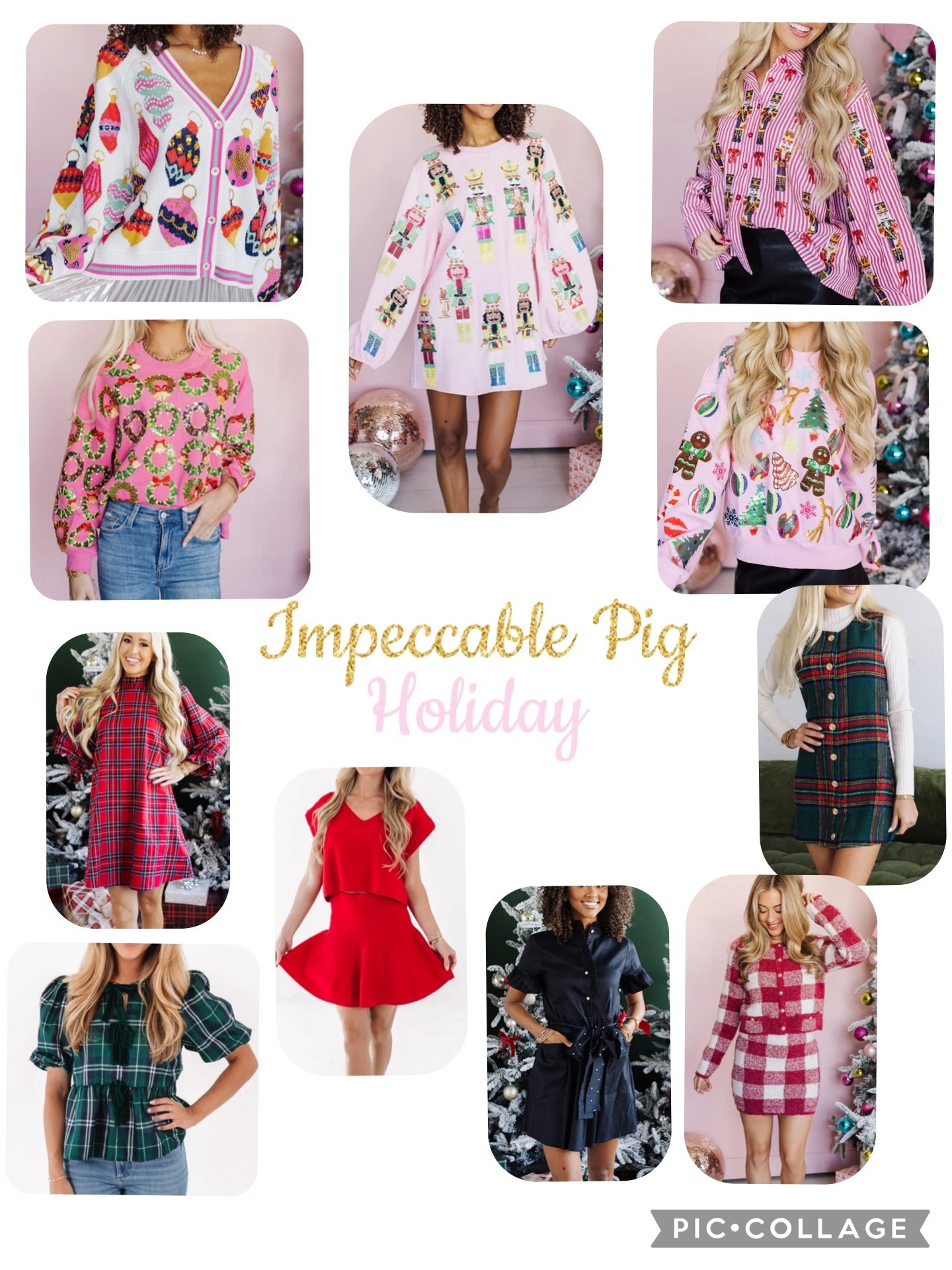 Impeccable Pig has dropped their holiday shop and the fits hit! What a vibe with the Queen of Sparkles looks and the traditional plaids!!!

#LTKStyleTip #LTKHoliday #LTKSeasonal