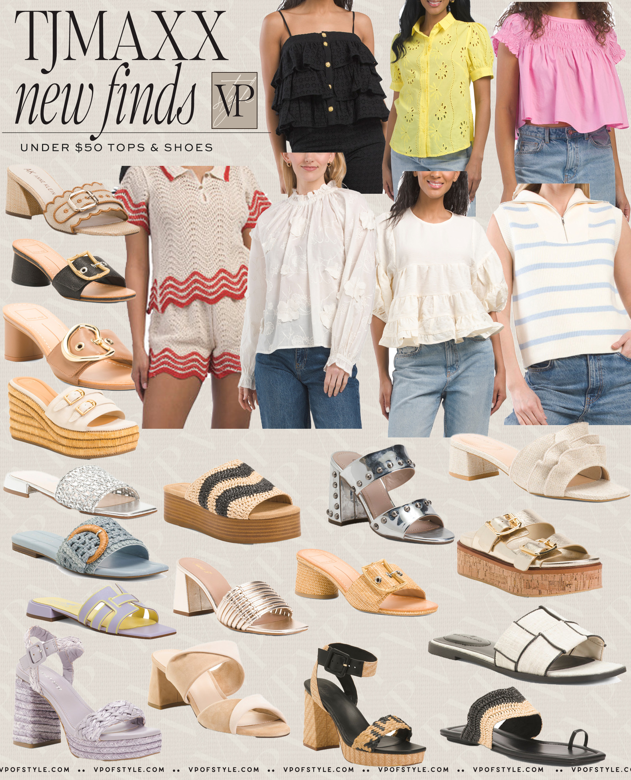 Tjmaxx new spring women’s style finds spring shoes, spring tops under $50 

#LTKSaleAlert #LTKFindsUnder50 #LTKStyleTip