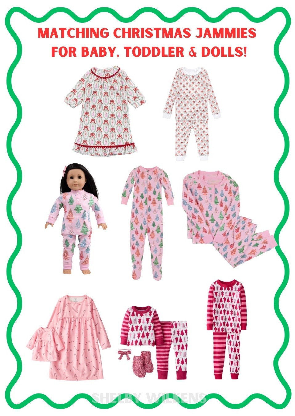 If any of the littles in your life are in their baby doll era like my oldest, these matching Christmas jammies are an absolute must this holiday season 🎅🏼🎄

#ltkholiday #dollera #girlmom #holidaypajamas #americangirl #bittybaby

#LTKFamily #LTKSeasonal #LTKKids