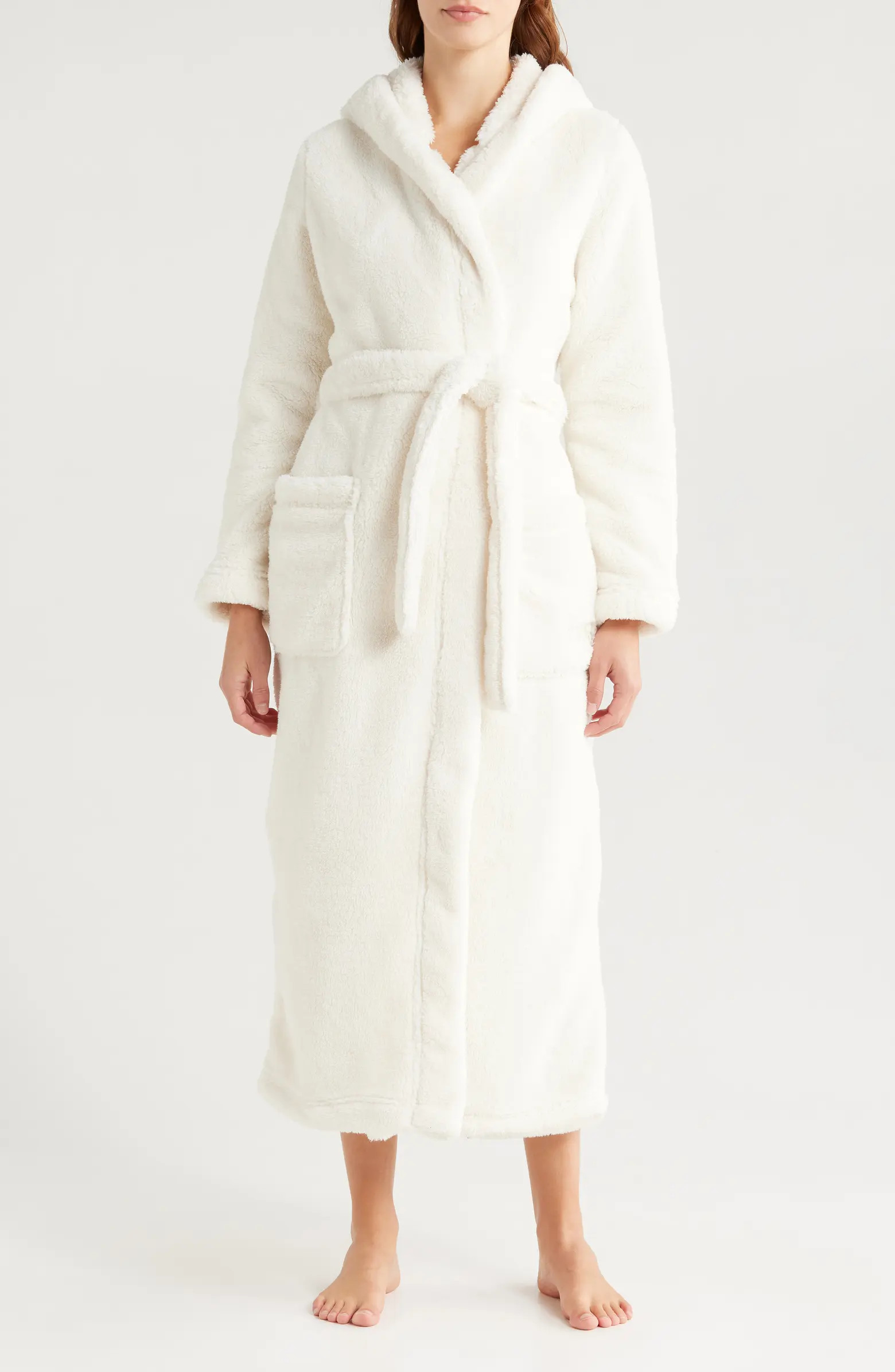 Aarti Long Fleece Robe | Nordstrom