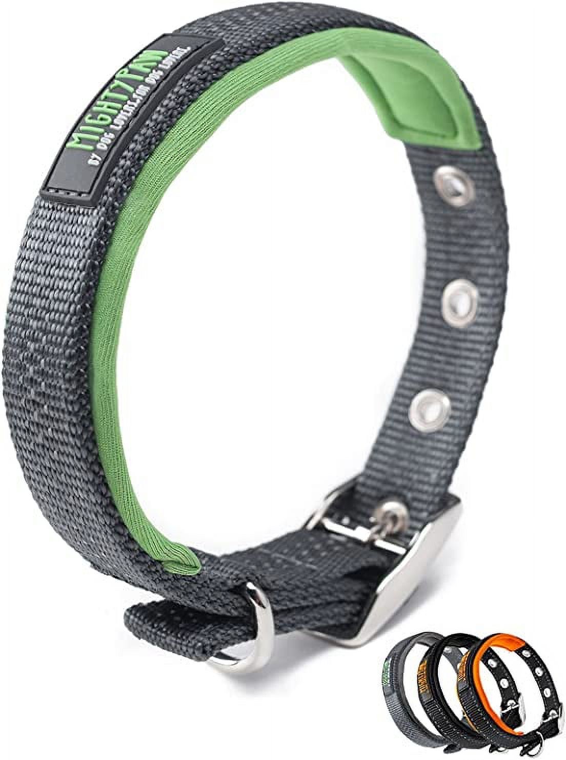 Mighty Paw Sport Collar 2.0 | Soft Neoprene Padded Dog Collar for Maximum Comfort. (Green) (Large... | Walmart (US)