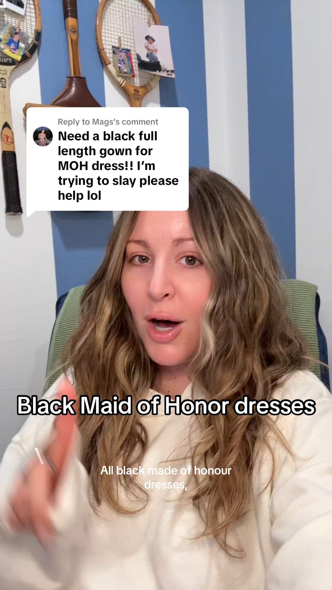 All black maid of honor and bridesmaid dresses 🖤

#LTKWedding