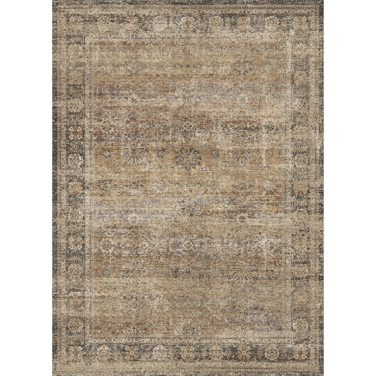 BERTHMEER 5'x7' Area Rugs for Living Room Bedroom Dining Room Kitchen Brown Rugs Non Slip Washabl... | Walmart (US)