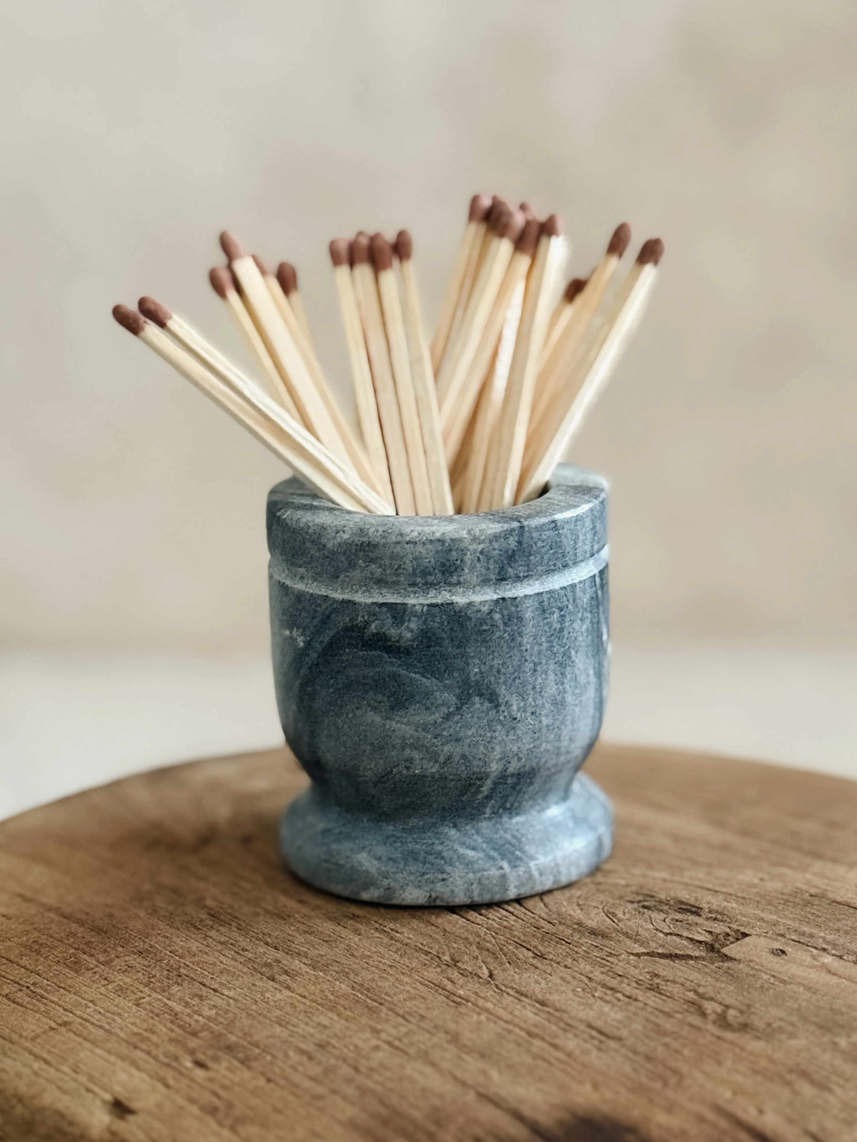 Cottage Marble Match Holder | Cottage and Key