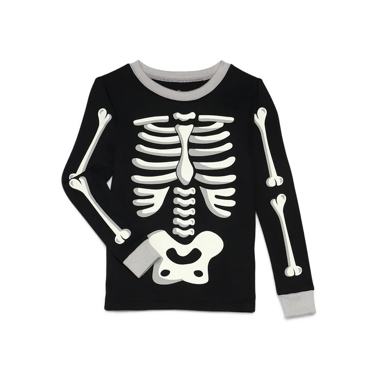 Halloween Boys Long Sleeve Top and Pants Tight Fit Sleep Set from Way to Celebrate, 2-Piece, Size... | Walmart (US)