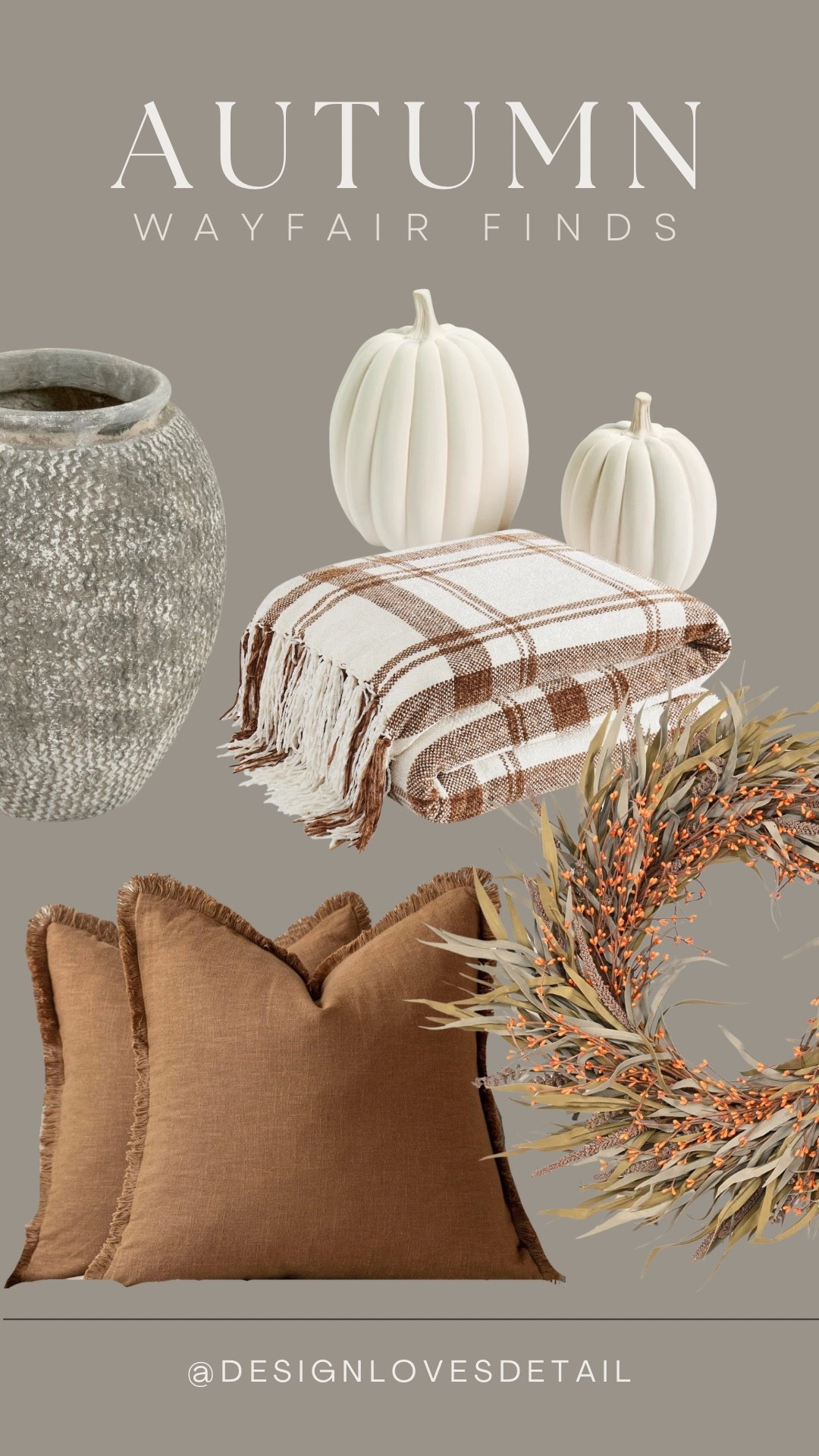 Some Fall finds from @Wayfair that won’t break the bank! Check out my videos to see how I styled my new pillows, pumpkins & more! 

#wayfairpartner #wayfair #falldecor 

#LTKHome #LTKSeasonal #LTKSaleAlert
