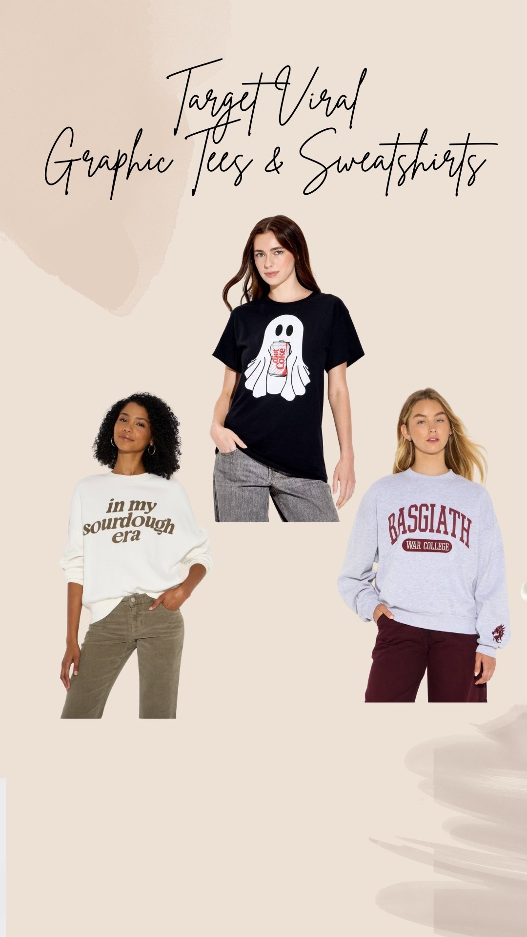 The cutest trending graphic tees and sweatshirts from Target! 
#target
#graphictee
#graphicsweatshirt
#fallstyle

#LTKStyleTip