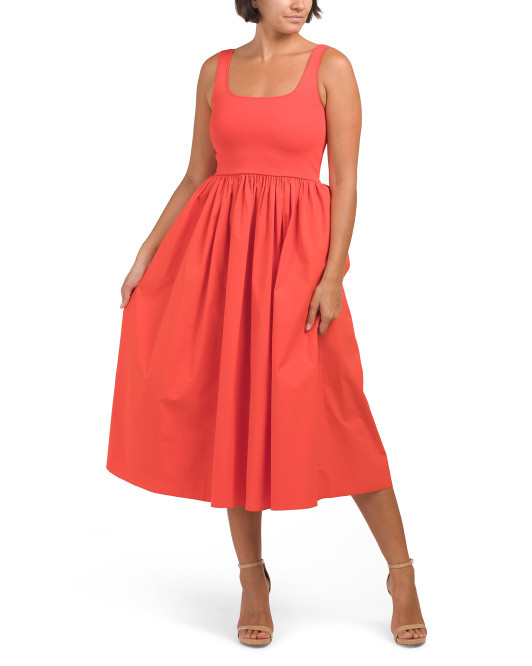 Volume Sleeveless Dress | TJ Maxx