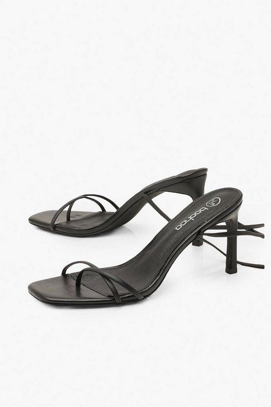 Wrap Strappy Heeled Sandals | Boohoo.com (US & CA)