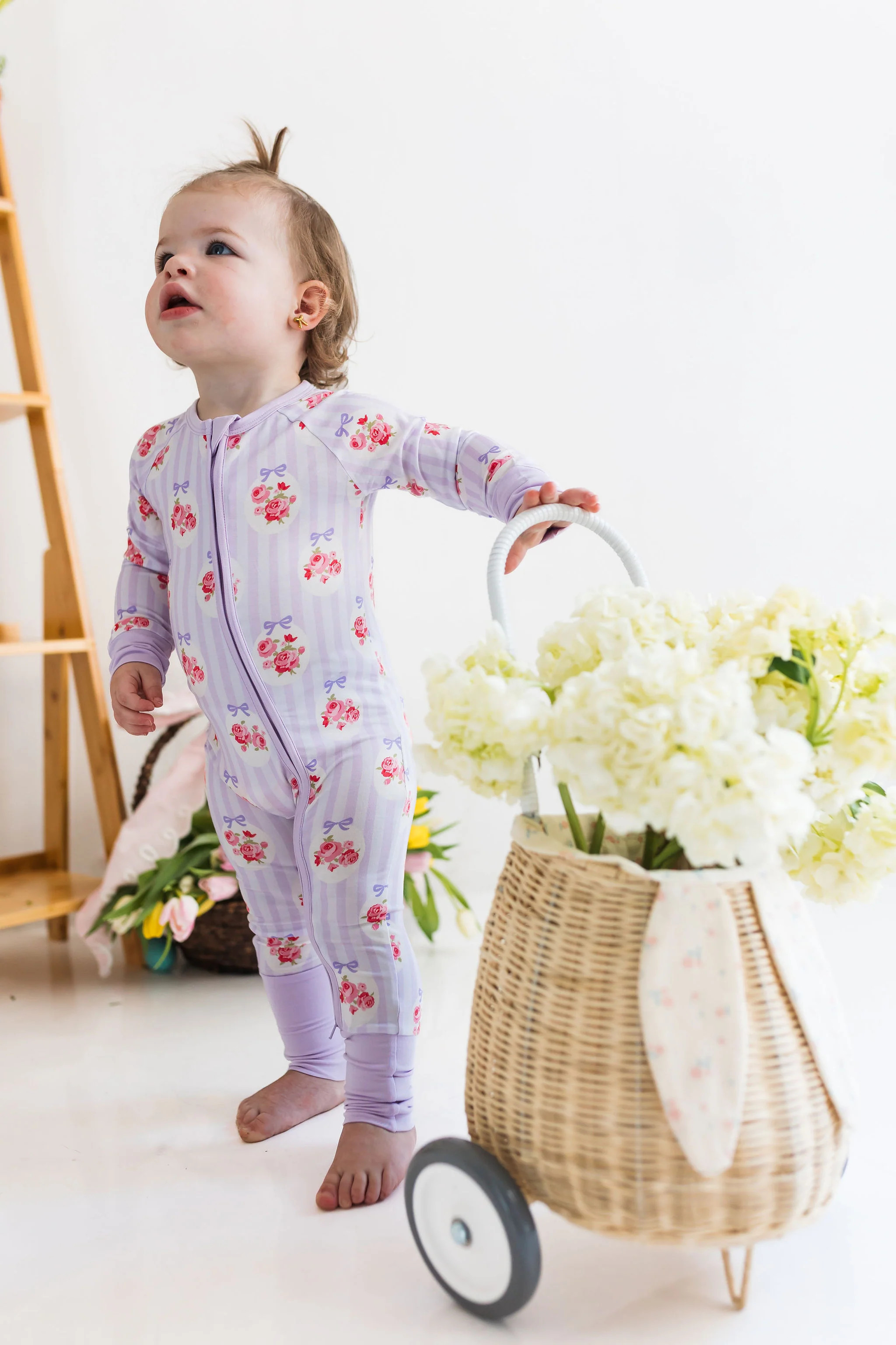 Petal Pop Zipper Romper | In My Jammers