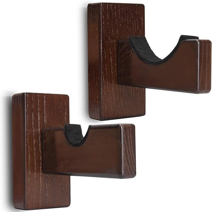 TOBWOLF 2PCS Baseball Bat Display Case, Baseball Bat Hanger Holder, Wall Mount Baseball Bat Horiz... | Amazon (US)