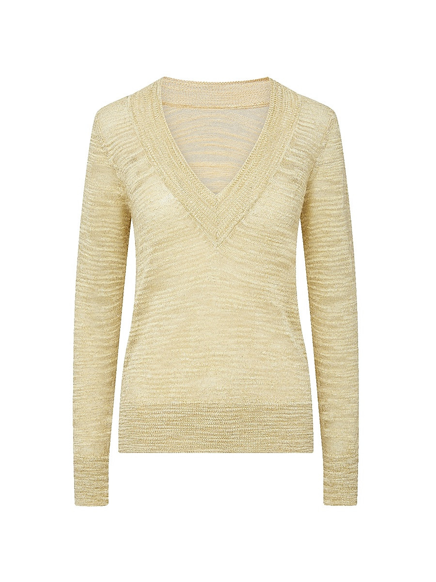 Women's Coleta Linen-Blend Sweater - Light Pistachio - Size Medium | Saks Fifth Avenue