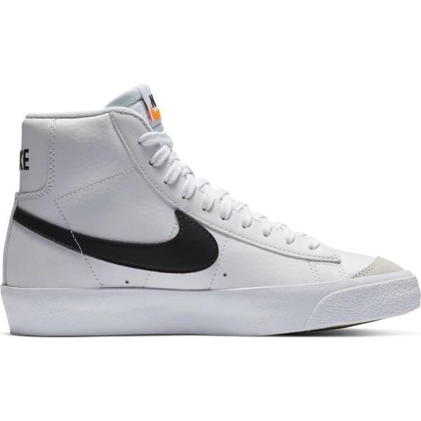 Kids' Nike Blazer Mid '77 Shoes Big 4 Regular White/Black/Team Orange | Scheels