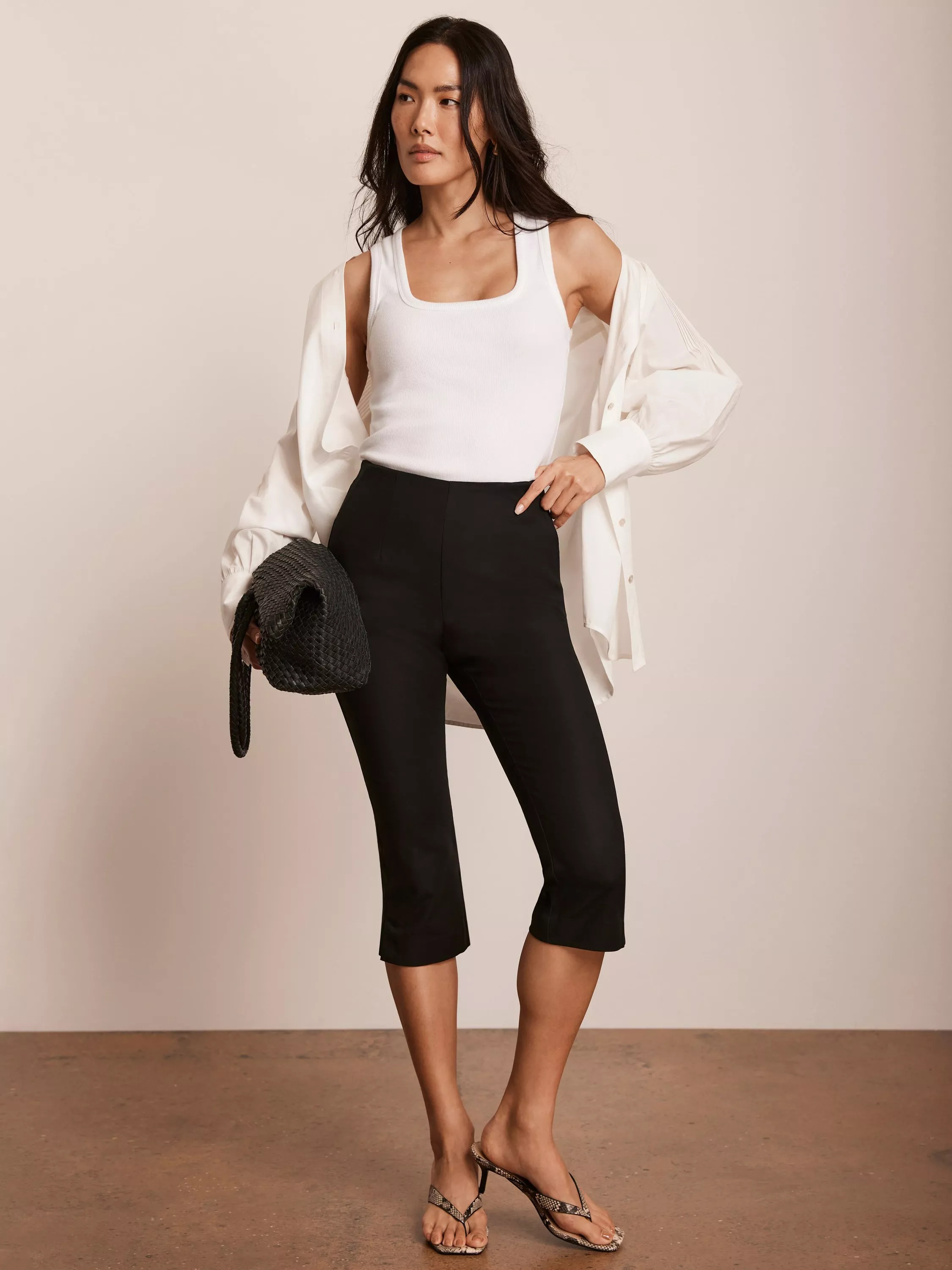 Mint VelvetPeddle Pusher Trousers, Black | John Lewis (UK)