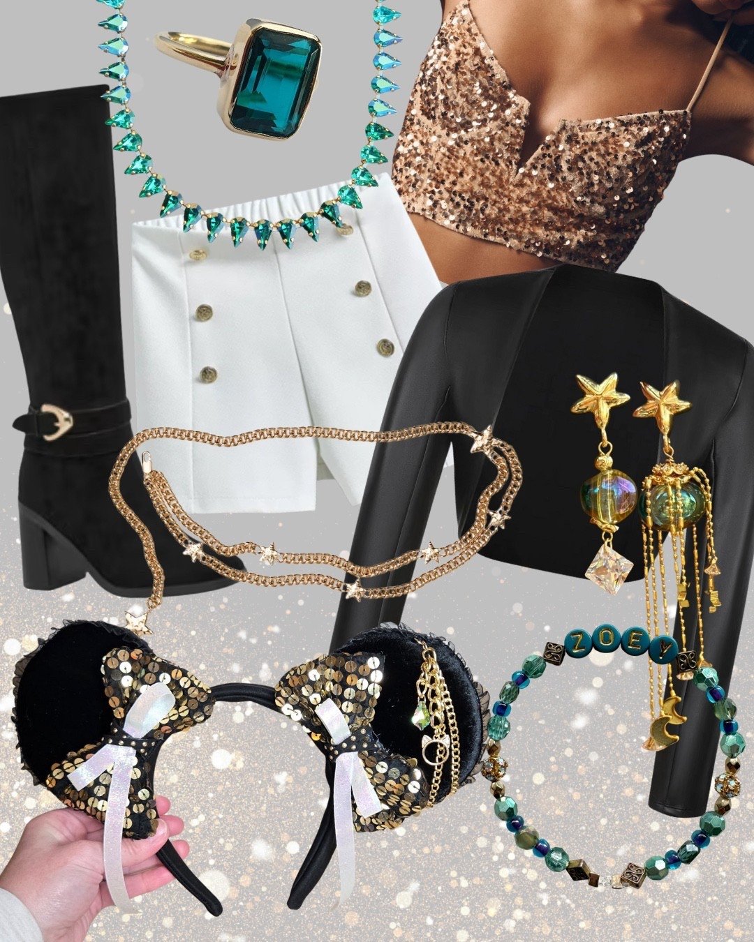 Inspired by Zoey in “Golden" from “KPop Demon Hunters” 💚💙⚜️