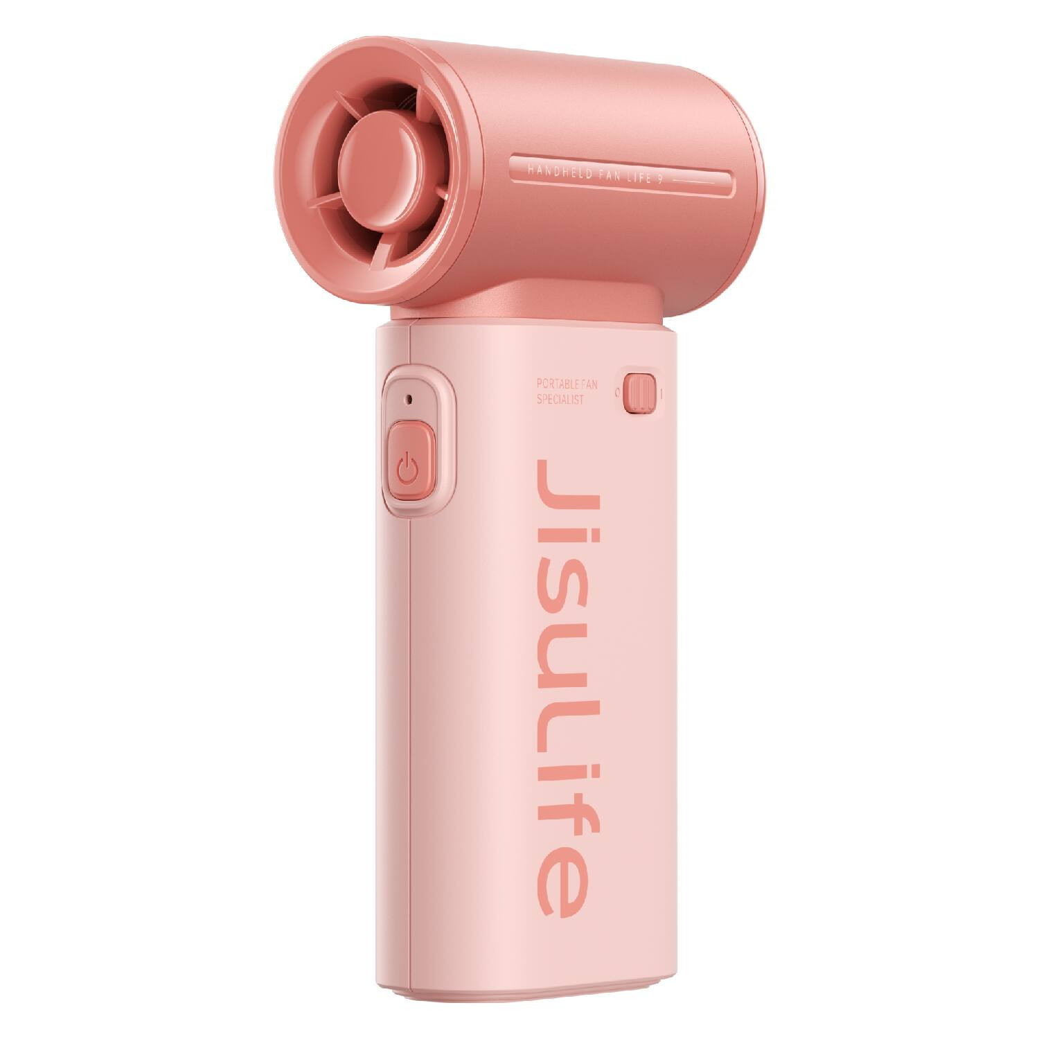 Jisulife - Handheld Fan Life9, 12H Max Cooling Time, 3600mAh USB Rechargeable, Mini Pocket Design, Personal Fan for Travel Concerts - Pink | Best Buy U.S.