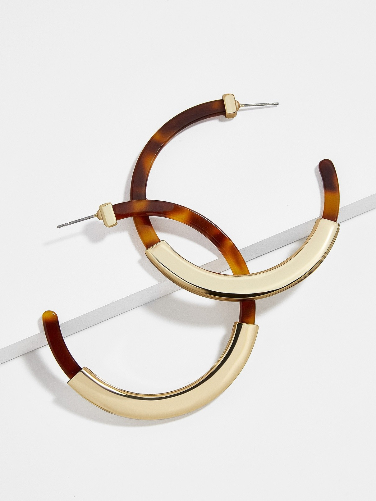 Tassiana Resin Hoop Earrings | BaubleBar (US)