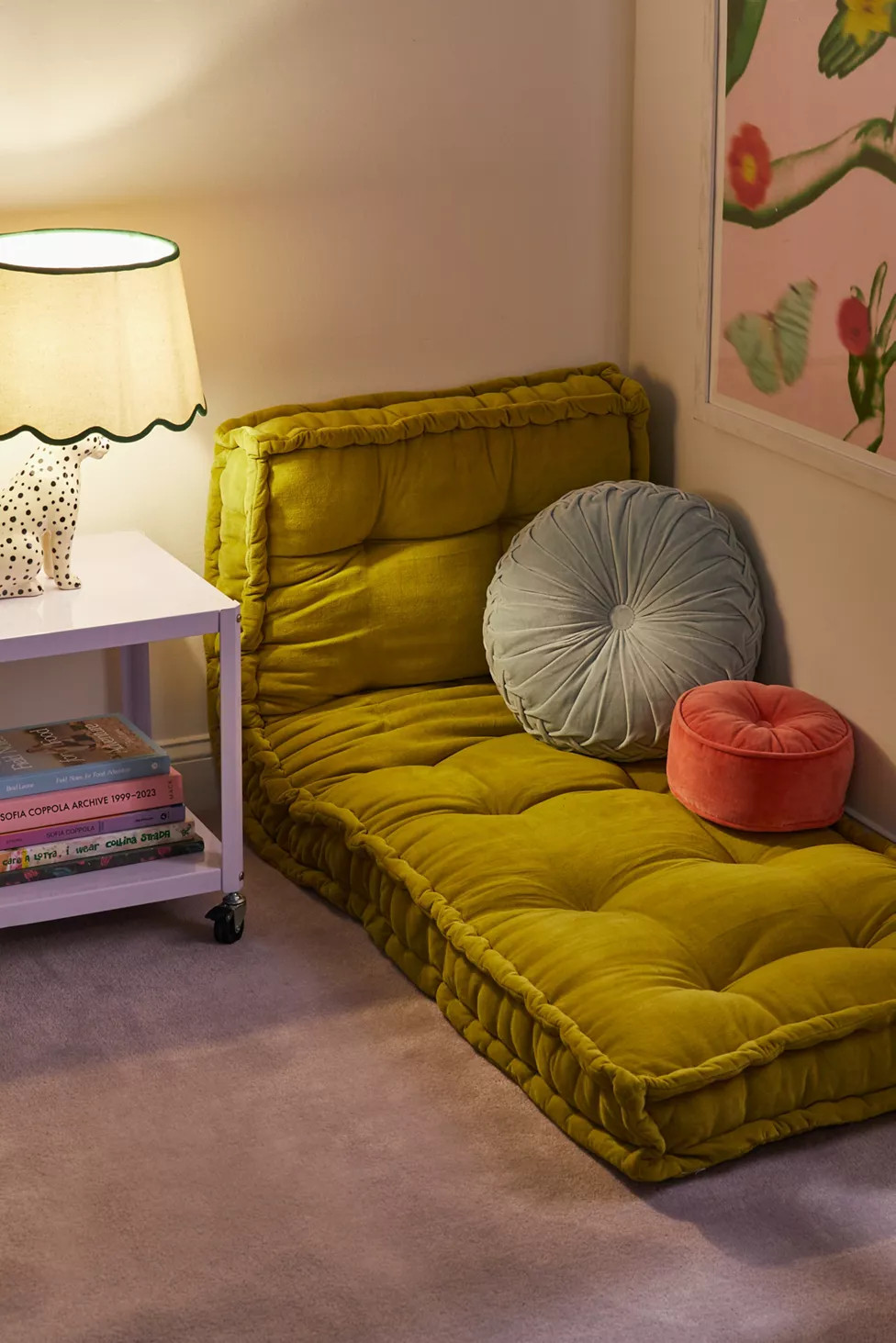 Rohini Velvet Daybed Cushion | Urban Outfitters (US and RoW)